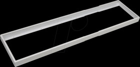 LX0705 LED panel mounting frame for LED panels 120x30 cm, plug-in, whit
