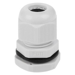 Dławnica kablowa 5,5-10mm IP67 gwint calowy jasnoszara PG11