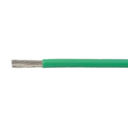 Przewód montażowy 1 mm² Zielony Alpha Wire Polieter fenylowy 17 AWG 600 V dł. 50m 56/0.16 mm²
