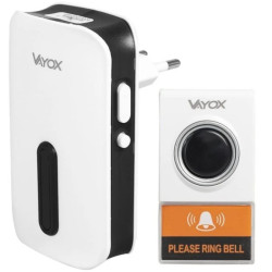 Dzwonek bezprzewodowy 110-240V / przycisk na baterie VA0268 Vayox