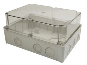 Puszka BS 300x225x140 pokrywa przeźroczysta IP66