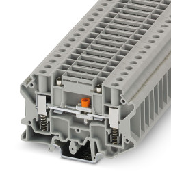 Złączka szynowa do odłączanych obwodów testowych Phoenix Contact poziomy: 1 24 → 8AWGŚruba USST 6-T/SB-P 500 V