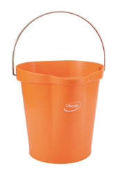 Vikan Hygiene Bucket, 12 Litre, Orange