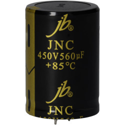 JB Capacitors JNC2W561M10003500500 560uF 20% 450V 85&#xB0;C Snap-in Alum Elec Cap