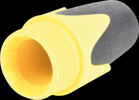 BPX-4-YELLOW Anti-kink sleeve for jack plug, yellow