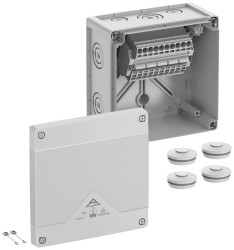 Skrzynka przyłączeniowa Spelsberg Abox Pro SL-6², IP66, IP67, IP69, (D x S x W) 152 x 152 x 85 mm, szary, 1 szt.
