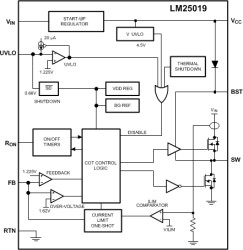 7.5-48V Wide Vin, 100mA Constant On-Time Synchronous Buck Regulator
