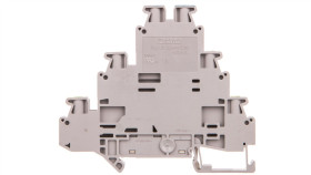 Złączka Szynowa 3-Piętrowa 0,14-4Mm2 Szara Ut 2,5-Pe/L/N 3214291