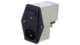 4304.4023Złącze Zasilające Ac Gniazdo Męskie 4A 250Vac Iec 60320 Fki