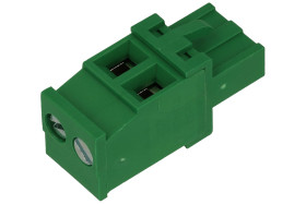 Łączówka; KLS2-EDKA-5.08-02P-4S; 2 tory; R=5,08mm; 25,8mm; 12A; 300V; na przewód; proste; otwór kwadratowy; śruba prosta; śrubow