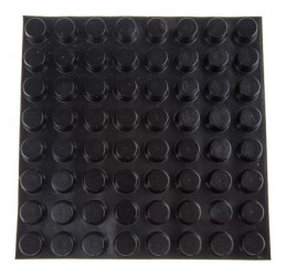 Nóżki antywibracyjne, 16.5mm, Okrągła