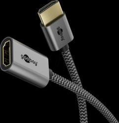 79145 HDMI Flex Adapter, 8K 60Hz, Textile Sheath, 0.1 m