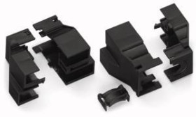 Obudowa odciążająca przewody podwójna 3+4-torowa czarna 770-507/047-000 /200szt./