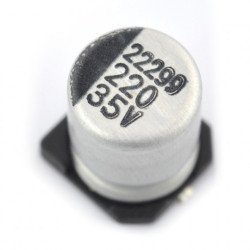Kondensator elektrolityczny 220uF/35V SMD - 5szt.