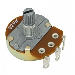 Potencjometr B250K RV24 250K liniowy 24mm 0.25W 1/4 mono duży