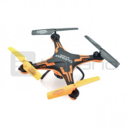 Dron quadrocopter OverMax X-Bee drone 3.1 Plus Wi-Fi 2.4GHz z kamerą FPV czarno-pomarańczowy - 34cm + 2 dodatkowe akumulatory