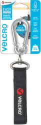 Velcro tape, fabric/steel, (L x W) 406 x 25 mm, black, -17 to 105 °C, VEL-30120-WEU