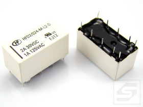Przekaźnik HFD2-024-S-L2; 150mW; HONGFA; 2 cewki; bistabilny; DPDT;