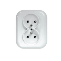 FAN NT-6F biały Gniazdo n/t podw. zu PLASTROL