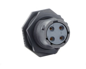 Złącze wielostykowe przemysłowe 4-pinowe Montaż na kablu Gniazdo Souriau Sunbank by Eaton
