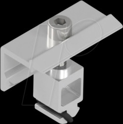 119072940080C PV-Endklemme, für 29 - 40 mm Module, silber