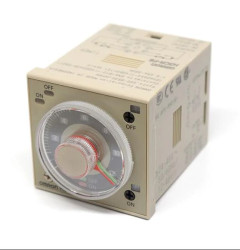 Timer Relay Szyna DIN 240V ac Omron SPST 0.05 s→ 30h H3CR jednofunkcyjny
