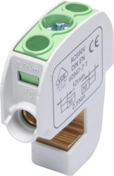 Zacisk izolowany szynowy SBB 16 (86105) SIMBLOCK zielony 81550005