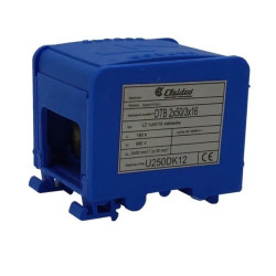 Blok dystrybucyjny DTB 2x50/3x16 - Niebieski