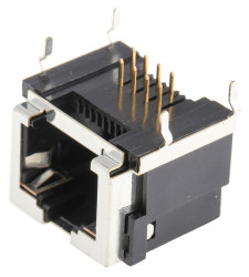 Złącze RJ45 Żeński Złącze RJ45 Przewlekany Cat3 Hirose, 90°, 8P8C-żyłowe
