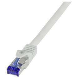 LogiLink C6A032S Network Cable CAT 6A S/FTP Grey 1.00 m 1-1 wired