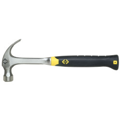 CK Tools 357001 Claw Hammer Anti-Vibe 1 Piece Forged Steel 16oz