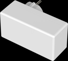 43420109 Connector housing with plug,white,IP40