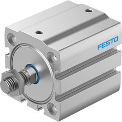 Siłownik kompaktowy skok: 25mm Festo Ø 40mm dwustronnego działania Action ADN-S-40-25-A-P-A-F1A