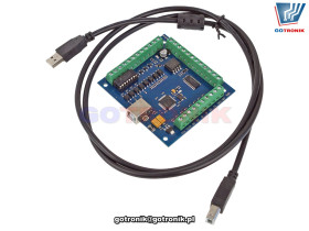 Sterownik CNC MACH3 do 4 silników krokowych 24V