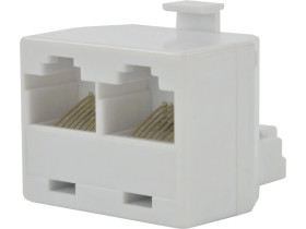 Rozdzielacz telefoniczny RJ45 8P8C 1 wtyk / 2 gniazda kat.3