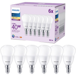 Philips 9290035465 LED Bulb E14 4.9W Warm White Durable Energy Saving