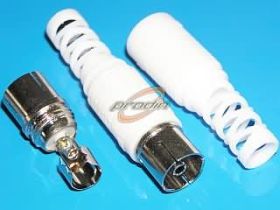 ANTENOWE GNIAZDO PROSTE BIAŁE