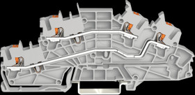 2203-6642 Multi-level installation terminal block, 2.5 mm², L/L, grey