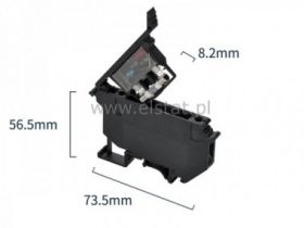 Złączka bezpiecznika; 5x20mm; DIN 4mm2