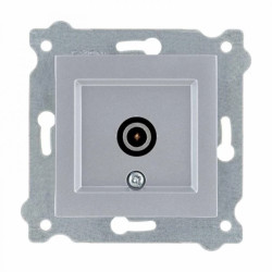 Gniazdo TV końcowe z filtracją Srebrny 260/10E EXEN