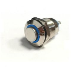 PRZEŁĄCZNIK MONOSTABILNY OKRĄGŁY 2A 250V NIEBIESKI MKX