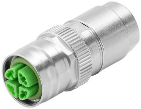 Weidmüller 2672440000 Złącze czujnika/aktuatora IE-PS-M12X-180-S-TH, piny: 8, 1 szt.