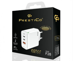 LAD.SIEC.1XUSB QC 35W 2XPD GAN F28 BIALA