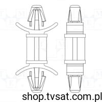 8G818V4201 SPACER 4.6X7.0/7.5X15.9MM SPACER DREMEC