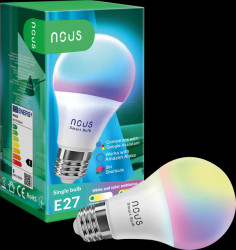 P3 Smart light bulb, E27, 9 W, RGB, WIFI