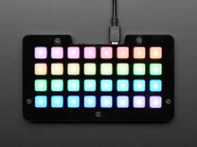 Adafruit NeoTrellis M4 with Enclosure and Buttons Kit Pack [discontinued]
