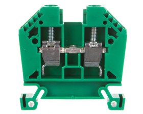 Złączka szynowa 2-przewodowa 10mm2 zielona EURO 10/35 43402GR /50szt./