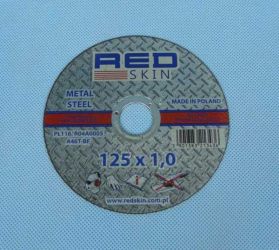 TARCZA DO CIĘCIA METALU 125x1,0x22mm RED