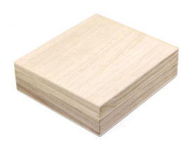 Concise Wood Case - 173x153x50 mm