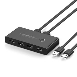 Switch Box Hub USB 2.0 UGREEN Przełącznik 4xUSB na dwa komputery
